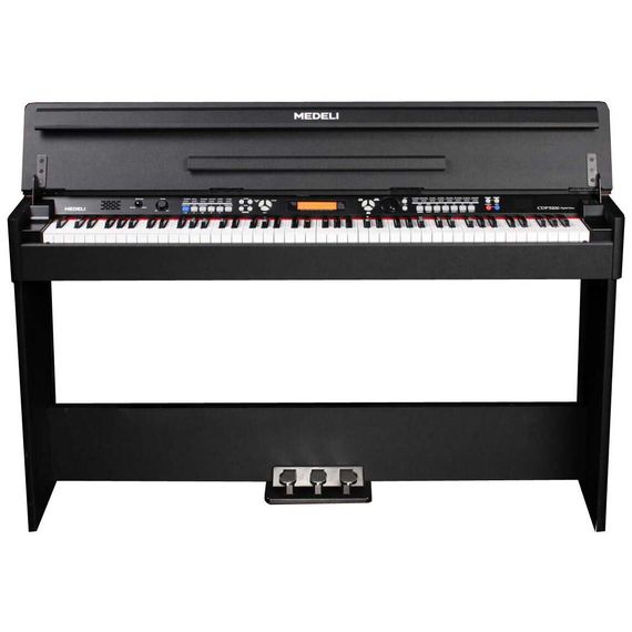 ​MEDELI CDP5200 Цифровое пианино 88кл, компактное, чёрное, Клавиатура: с молоточковой механикой,