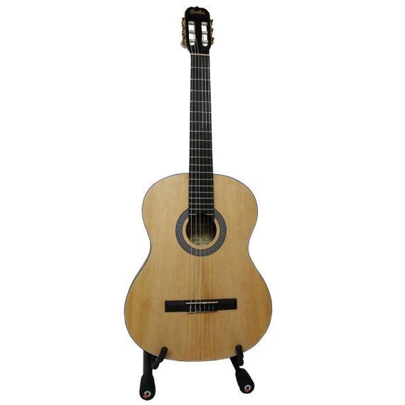 SEVILLIA IC-100 NA Гитара классическая шестиструнная, Корпус изготовлен из ели, задняя и боковые стороны - меранти, гриф - нато