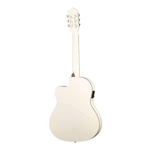 ORTEGA RCE145WH Family Series Pro Классическая гитара со звукоснимателем, размер 4/4, белая