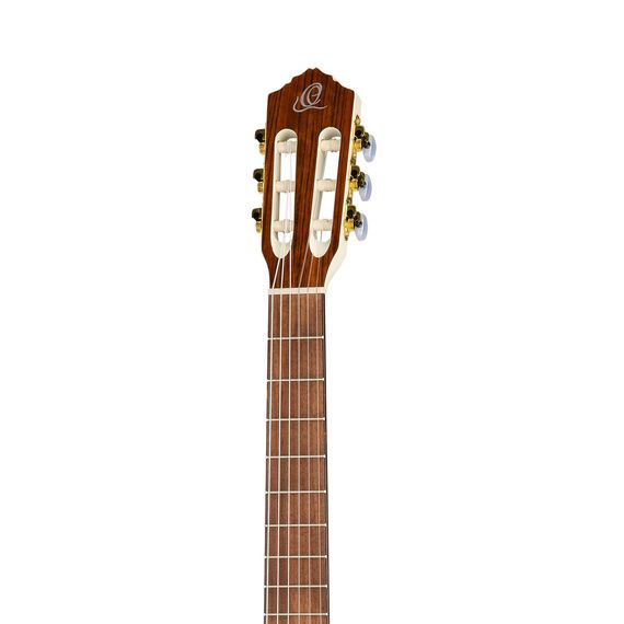 ORTEGA RCE145WH Family Series Pro Классическая гитара со звукоснимателем, размер 4/4, белая