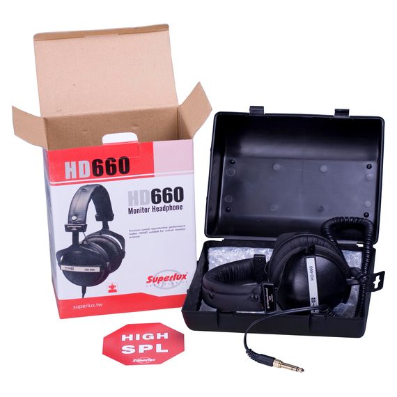 SUPERLUX HD660 профессиональные закрытые наушники для мониторинга