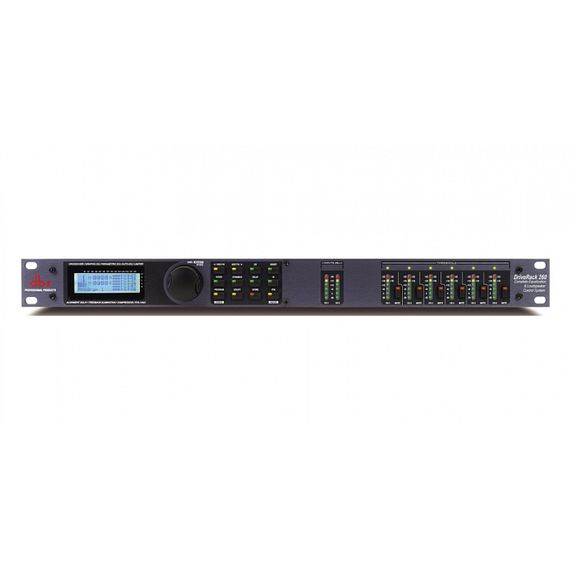 DBX DriveRack 260 спикер-процессор 2 входа XLR, 6 выходов XLR. RTA-Mic XLR вход. 2U. Конфигурация и управление с компьютера (GUI интерфейс)