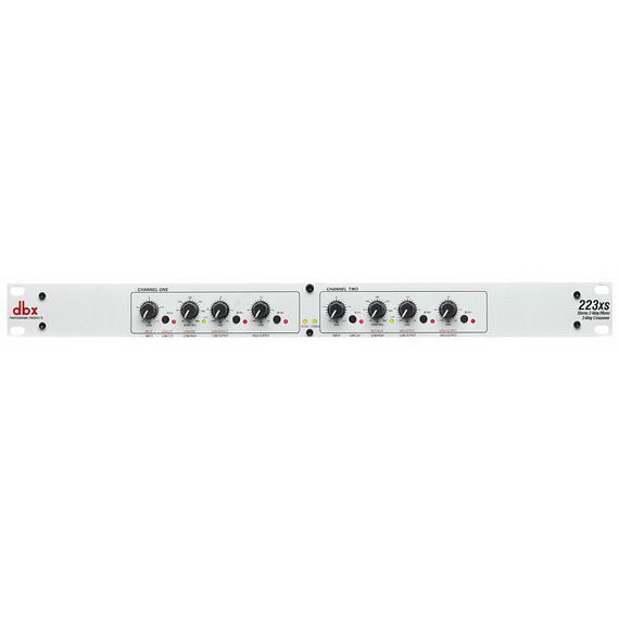 DBX 223xs кроссовер. Стерео - 2 полосы. Моно - 3 полосы. Вх/вых - XLR