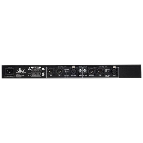 DBX 223xs кроссовер. Стерео - 2 полосы. Моно - 3 полосы. Вх/вых - XLR