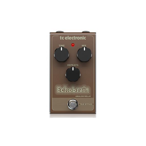 TC ELECTRONIC ECHOBRAIN ANALOG педаль аналоговый дилэй, классический звук, аналоговая схема Bucket Brigade Device (BBD)