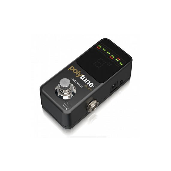 TC ELECTRONIC POLYTUNE 3 NOIR педаль гитарный тюнер, полифонический, чёрный
