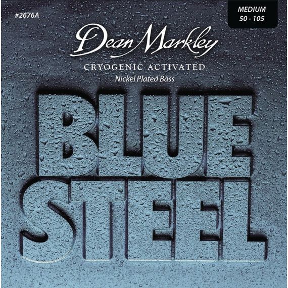 DDEAN MARKLEY M2676A Blue Steel NPS Комплект струн для бас-гитары, никелированные, 50-105