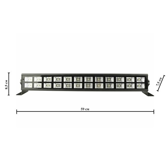 PSL LED Bar UV 243LED 24 X3 Вт ультрафиолетовый светильник dmx512
