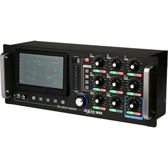 STUDIOMASTER DIGILIVE 16RS Цифровой микшерный пульт в рековом исполнении 4U.