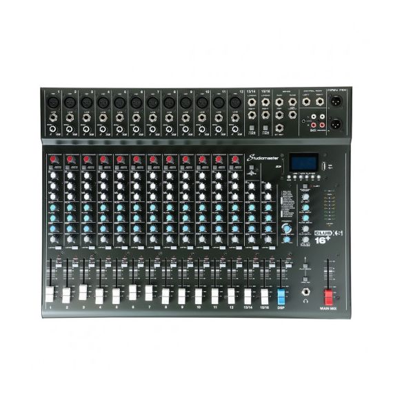 STUDIOMASTER CLUB XS16+ Микшерный пульт, DSP, MP3, Bluetooth