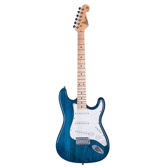 SX SST/Ash/TBU Электрогитара Stratocaster / 648  мензура, мм. Материал корпуса: ясень