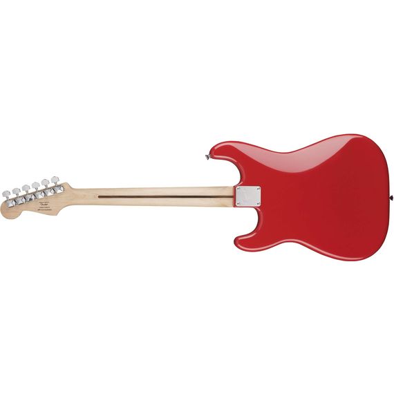 ​FENDER SQUIER MM STRATOCASTER HARD TAIL RED электрогитара, цвет красный, гриф - клён, бридж фиксированный, звукосниматели S/S/S