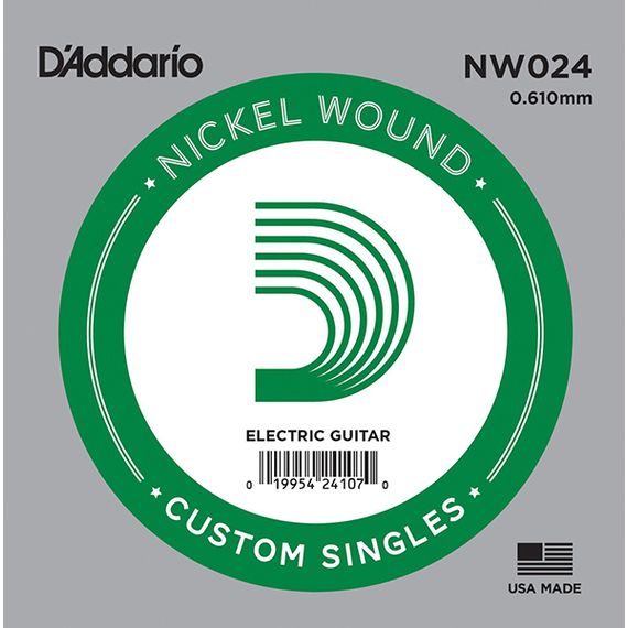 D'ADDARIO NW024 Струна для гитары Электрик, никель