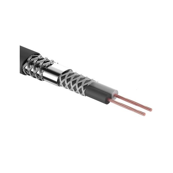 REXANT Кабель акустический микрофонный, черный 6,8 мм. 100м. (01-6029)