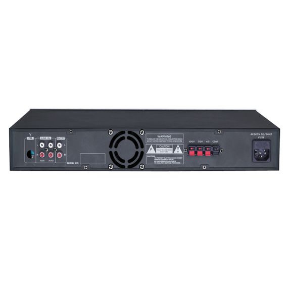 XLINE T-120 Радиоузел с поддержкой USB и SD карт; цифровой FM тюнер; выходная мощность: 120 Вт