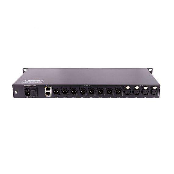 S-TRACK Dolphin 48 спикер-процессор, 4 вх./8 вых., FIR-фильтр 512 порядка, ПО управления Ethernet/USB, 1U