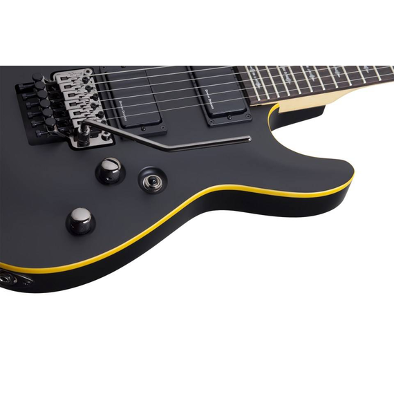 SCHECTER DEVIL-6 FR SBK Гитара электрическая, 6 струн, корпус липа, гриф клен, лады 24X Jumbo