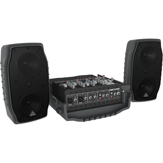 Behringer PPA200 Система звукоусиления портативная 2*75 Вт, 5 каналов