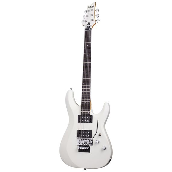 SCHECTER C-6 FR Deluxe SWHT Гитара электрическая шестиструнная, крепление грифа: на болтах