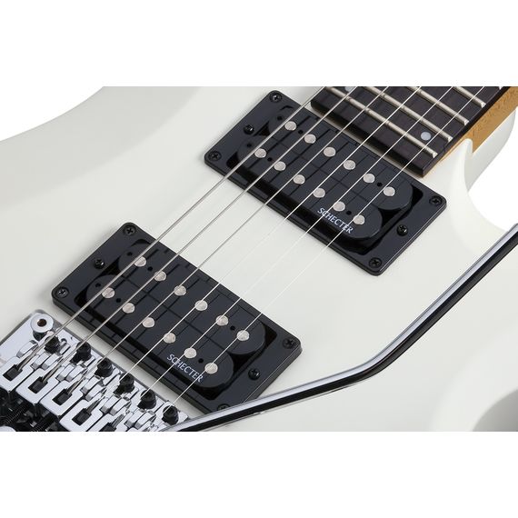 SCHECTER C-6 FR Deluxe SWHT Гитара электрическая шестиструнная, крепление грифа: на болтах, изображение 2