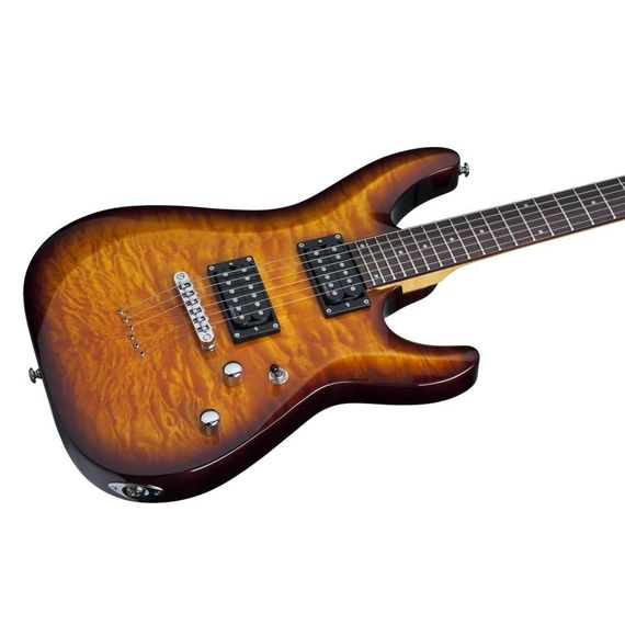 SCHECTER C-6 PLUS VSB Гитара электрическая шестиструнная, изображение 2