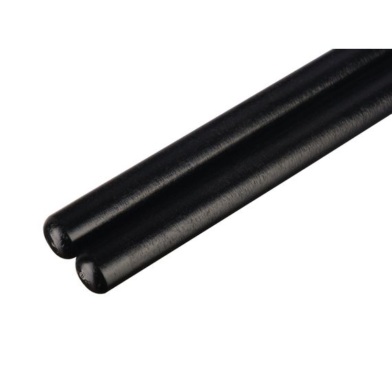 LEONTY LB5BW 5B Барабанные палочки, граб, деревянный наконечник, черные