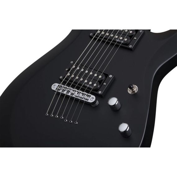 SCHECTER C-7 Deluxe SBK Гитара электрическая семиструнная, крепление грифа: на болтах, изображение 3