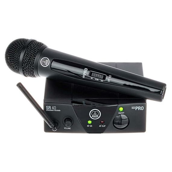 AKG WMS40 Mini Vocal Set BD US25B (537.9МГц) вокальная радиосистема с приёмником SR40 Mini и ручным передатчиком с капсюлем D88