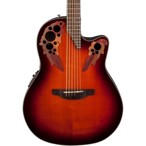 OVATION CE44-1 Celebrity Elite Mid Cutaway Sunburst гитара (Китай)