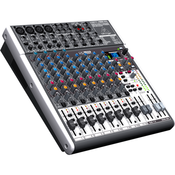 BEHRINGER XENYX X1622USB-EU Микшерный пульт компактный малошумящий, 4 моновхода, 4 стереовхода