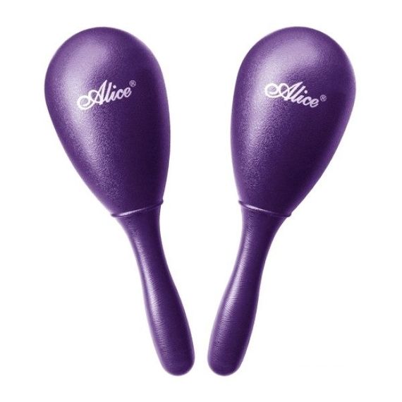 ALICE A043SE Маракасы пластиковые 2шт, большие, различные цвета