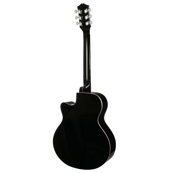 MARTIN ROMAS MR-440 BK Гитара акустическая 40”, с ВЫРЕЗОМ, тип Dreadnought, верхняя дека – липа, нижняя дека и обечайка - липа, накладка на гриф и струнодержатель – палисандр, колки-никель, отделка-глянцевый лак, цвет - чёрный