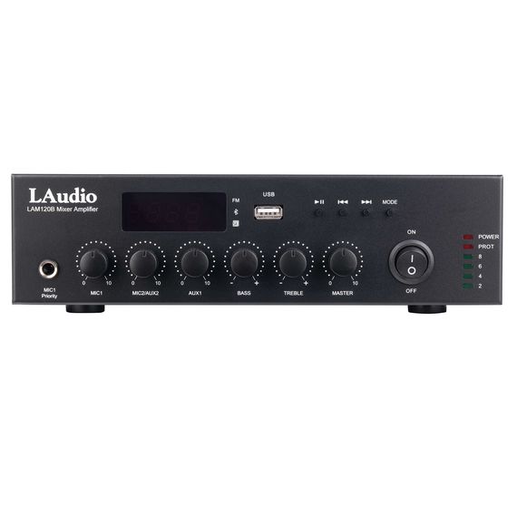 LAUDIO LAM120B Микшер усилитель мощности трансляционный, 120Вт