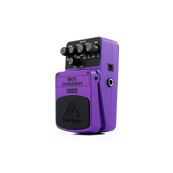 BEHRINGER BOD400 Педаль эффектов овердрайв с аутентичным ламповым звучанием для бас-гитар, изображение 2