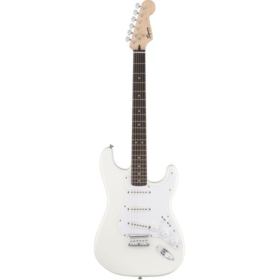 FENDER SQUIER BULLET STRAT HT AWT электрогитара, фикс. бридж, цвет белый