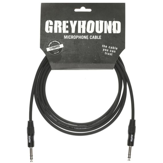 KLOTZ GRG1PP03.0 Greyhound Кабель микрофонный 6.35мм, 3м