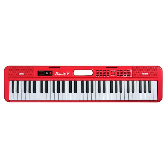EMILY PIANO EK-7 RD Синтезатор 61 клавиша. Размер клавиш: Полный (фортепианного типа). Чувствительность к силе нажатия