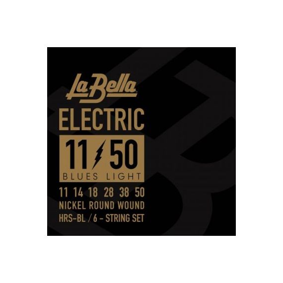 LA BELLA HRS-BL Hard Rockin Steel Комплект струн для электро-гитары.