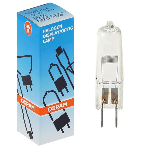 OSRAM 64657 HLX 24V 250W лампа галогенная, цоколь G6.35 (EVC, M/33), 300 ч/ж