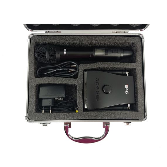 ​BG PR-8 Радиосистема вокальная, UHF 660-690 MHz, PLL, 100 предустановленных частот, Led дисплей, 1 ручной микрофон