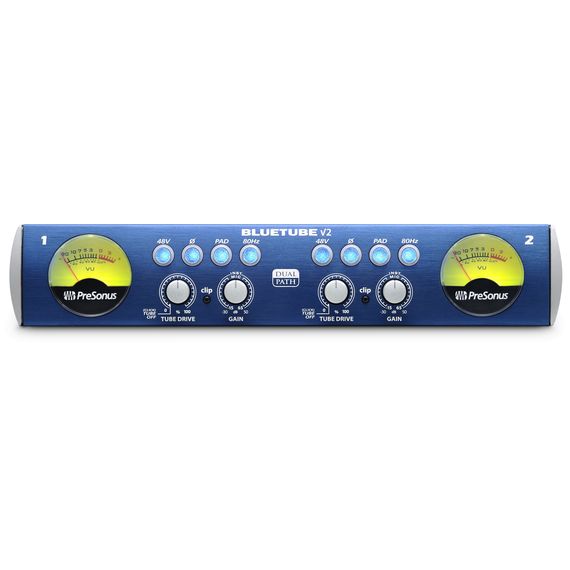 PRESONUS BlueTube DP V2 – это высококачественный двухканальный ламповый предусилитель,