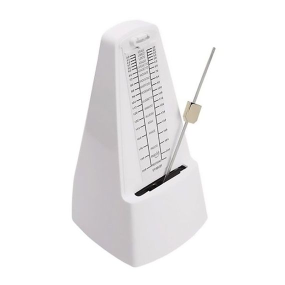MUSEDO M-20-WH Метроном механический, белый,