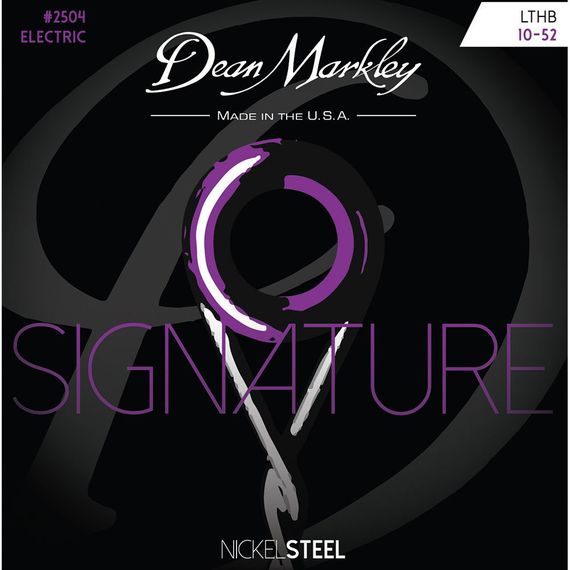 DEAN MARKLEY DM2504 Signature LTHB Комплект струн для электрогитары, никелированные, 10-52