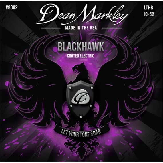 DEAN MARKLEY DM8002 Blackhawk Комплект струн для электрогитары, с покрытием, 10-52