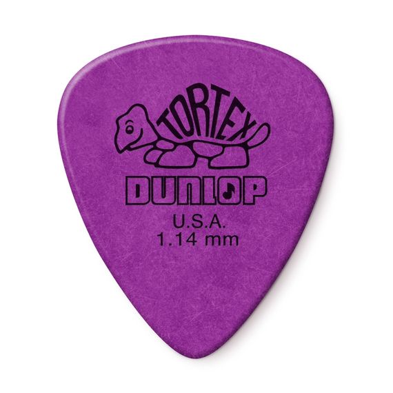 DUNLOP 418R1.14 Tortex Standard Медиаторы 1шт, толщина 1,14мм