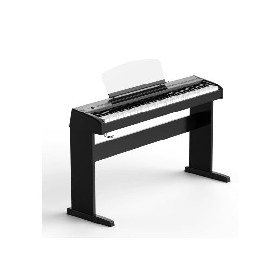 ORLA Stage-Starter-Black-Satin Цифровое пианино, черное, со стойкой (2 коробки)