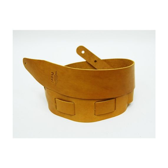 FIDEL FL50028L Leather Ремень для гитары, кожаный, цвет горчица