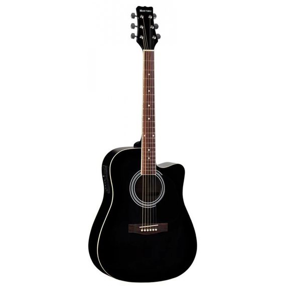 MARTINEZ FAW702 CEQ Электроакустическая гитара Дредноут(вестерн) с вырезом