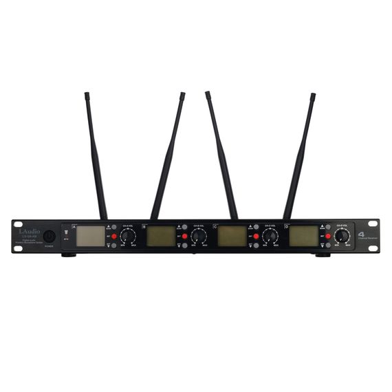 LAUDIO LS-Q6-4M Беспроводная микрофонная система, 4 ручных передатчика