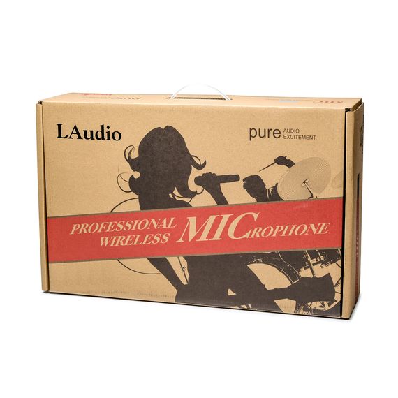 LAUDIO LS-Q6-4M Беспроводная микрофонная система, 4 ручных передатчика